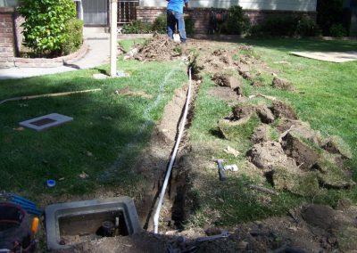 Valley City Plumbing in Modesto Ca providing water service repair